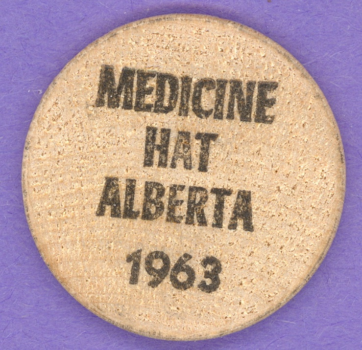1963 Medicine Hat Wooden Nickel Convention